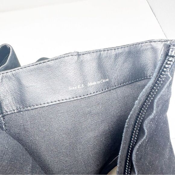 Dolce Vita Black Suede Platform Gracie Boot Zip Size 8.5 - Picture 9 of 9